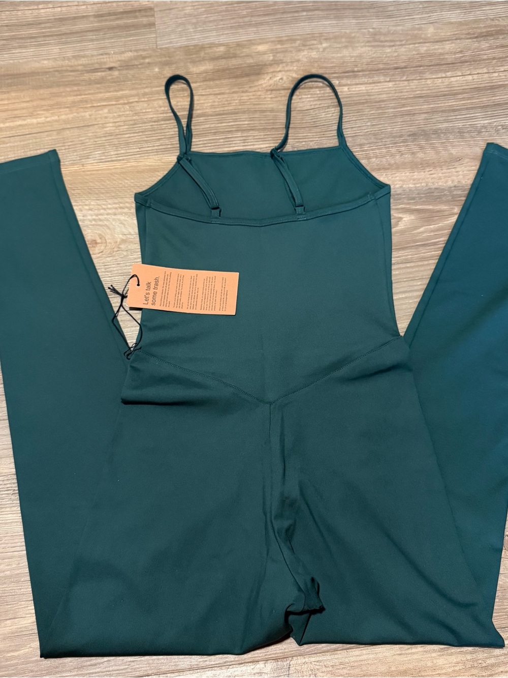 NWT Girlfriend Collective Strappy Romper Jumpsuit